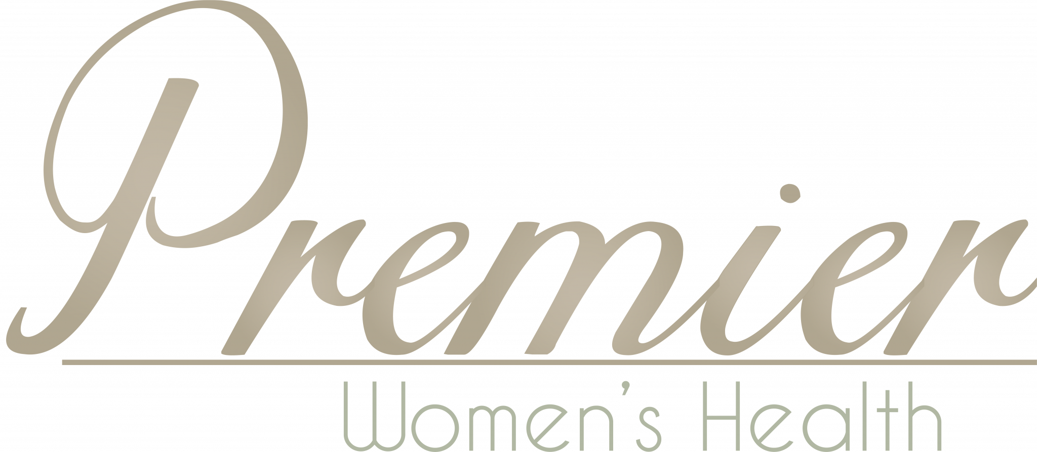 Premier Women's Health Logo Transparent Large